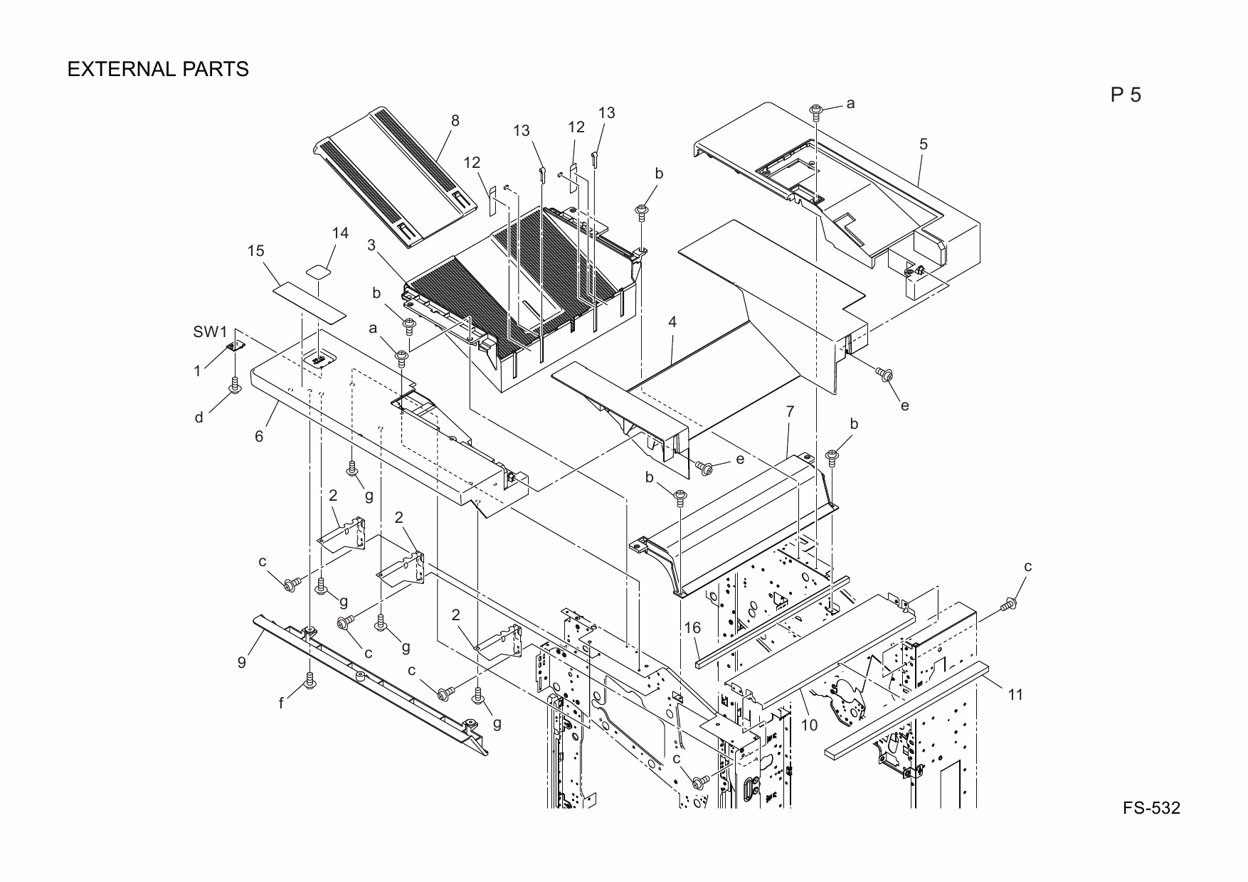 Konica-Minolta Options FS-532 A4F3 Parts Manual-2